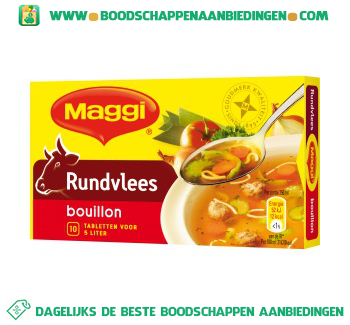 Maggi Rundvlees bouillon aanbieding