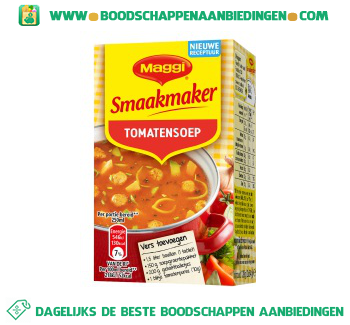 Smaakmaker tomatensoep aanbieding