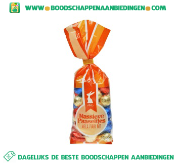 Chocolade eitjes melk puur wit aanbieding