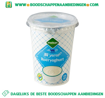 Melkan Bigarde roeryoghurt aanbieding