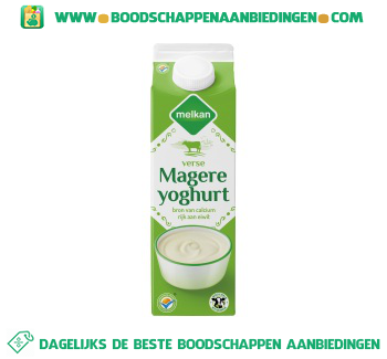 Magere yoghurt aanbieding