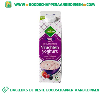 Magere yoghurt bosvruchten aanbieding