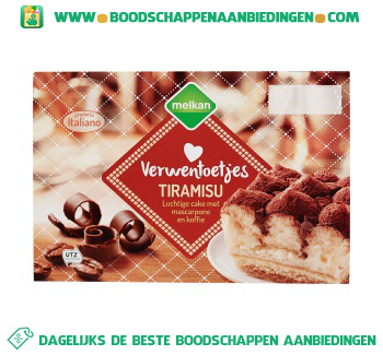 Tiramisu aanbieding