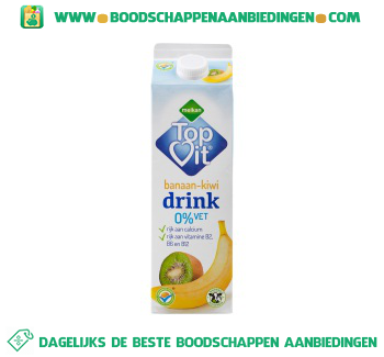 Topvit banaan-kiwi drink aanbieding