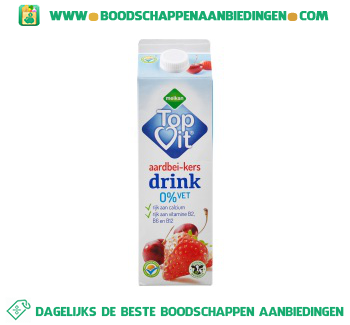 Topvit drink aardbei kers aanbieding