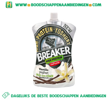 Melkunie Breaker protein vanille aanbieding