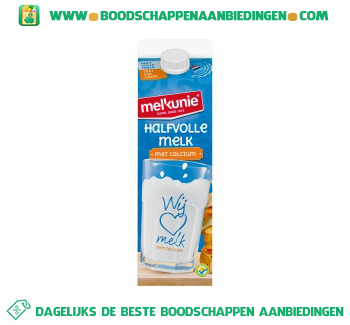 Melkunie Halfvolle melk met calcium aanbieding