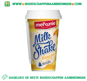 Melkunie Milkshake banaan aanbieding