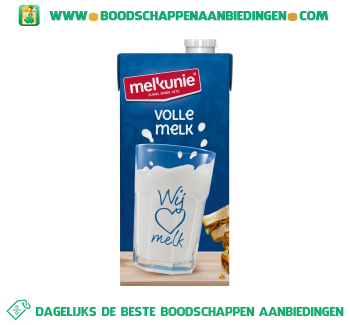 Volle melk houdbaar aanbieding