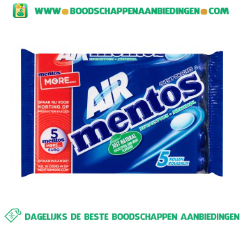 Mentos Air aanbieding