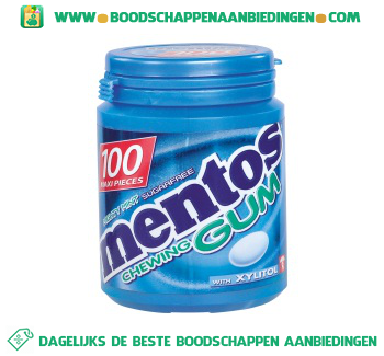 Mentos Chewing gum mighty mint aanbieding