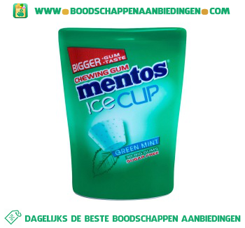 Gum ice cup greenmint aanbieding