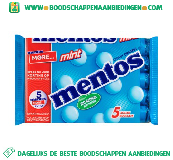 Mentos Mint aanbieding