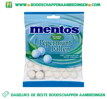 Mentos Pepermuntballen aanbieding