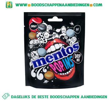 Mentos Popins drop mix aanbieding