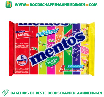 Mentos Rainbow aanbieding