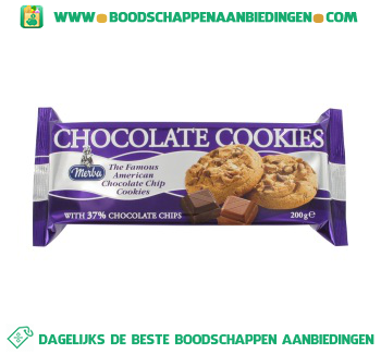 Merba Chocolate cookies aanbieding