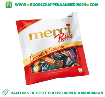 Merci Petits chocolate collection aanbieding