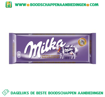 Milka Alpenmelk aanbieding