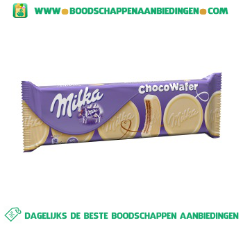 Milka Choco wafel wit aanbieding