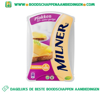 Milner Kaasplakken 30+ extra gerijpt aanbieding