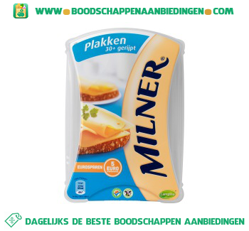 Milner Kaasplakken 30+ gerijpt aanbieding