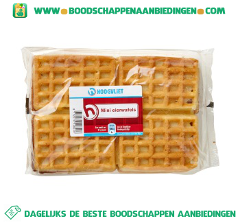 Mini eierwafels aanbieding