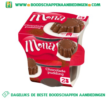 Mona Chocoladepudding aanbieding