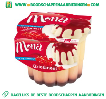 Mona Griesmeelpudding aanbieding