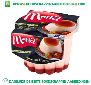 Panna cotta pudding aanbieding