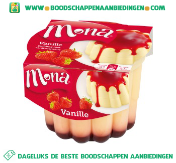 Vanille pudding aanbieding