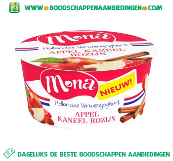 Mona Yoghurt appel-kaneel-rozijn aanbieding