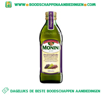 Monini Druivenpitolie aanbieding