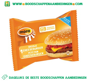 Mora Broodje cheeseburger aanbieding