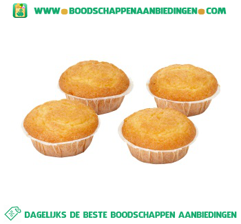 Muffins naturel aanbieding