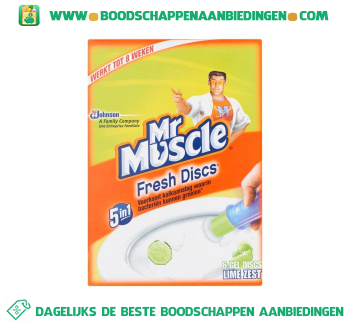 Muscle Fresh discs lime aanbieding