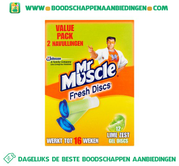 Muscle Fresh discs lime navul aanbieding