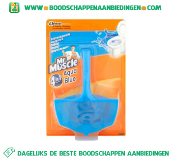 Muscle Toiletpblok aqua blue aanbieding