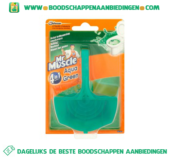 Muscle Toiletpblok aqua green aanbieding