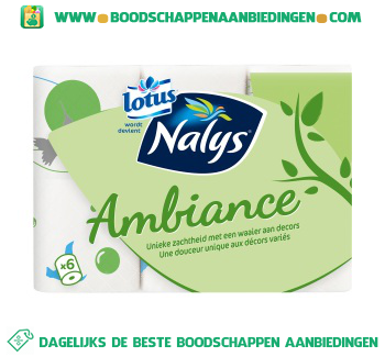 Nalys/Lotus Toiletpapier ambiance aanbieding