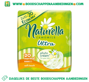 Naturella Ultra maandverband normal plus met vleugels aanbieding