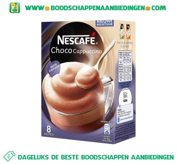 Nescafé Choco cappuccino aanbieding