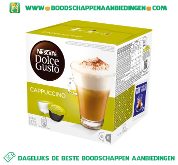 Nescafé Dolce Gusto cappuccino aanbieding