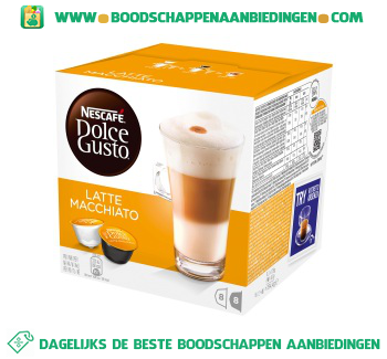 Nescafé Dolce Gusto latte macchiato aanbieding