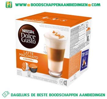 Dolce Gusto latte macchiato caramel aanbieding