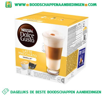 Nescafé Dolce Gusto latte vanille aanbieding
