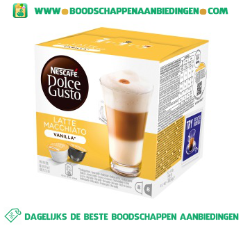 Dolce Gusto latte vanille aanbieding