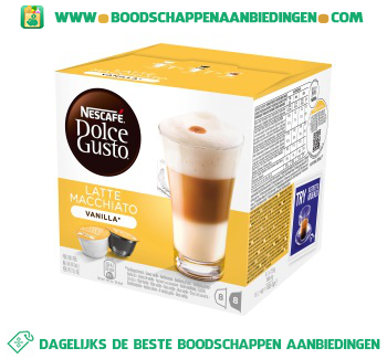 Dolce gusto cafe vanille aanbieding