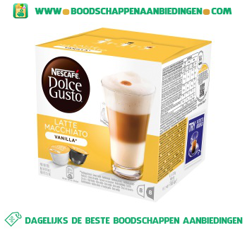 Nescafé Dolce gusto cafe vanille aanbieding