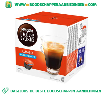 Nescafé Dolce gusto luno decaf aanbieding